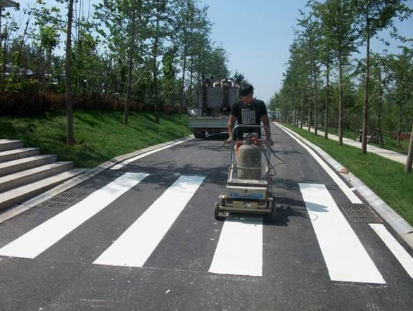 小区道路划线