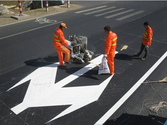 成都道路划线